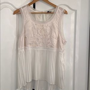 American Eagle vintage sleeveless babydoll blouse